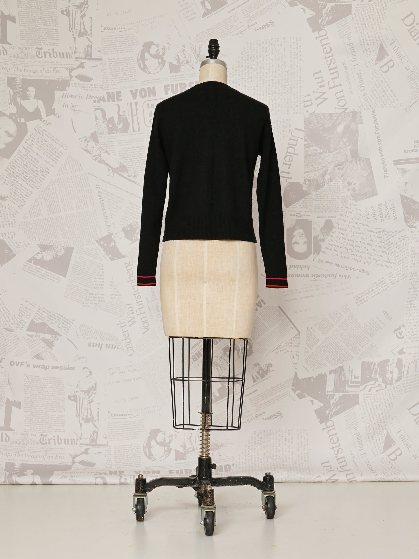 In Charge Logo Sweater- DVF Vintage