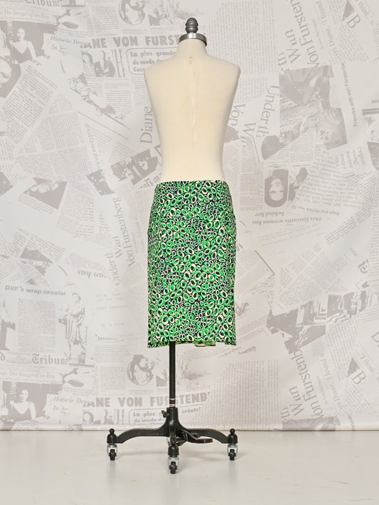 Green Midi Skirt - DVF Vintage