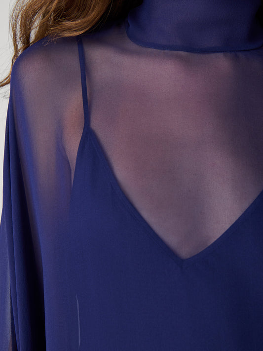 Fortuna Silk Chiffon Dress