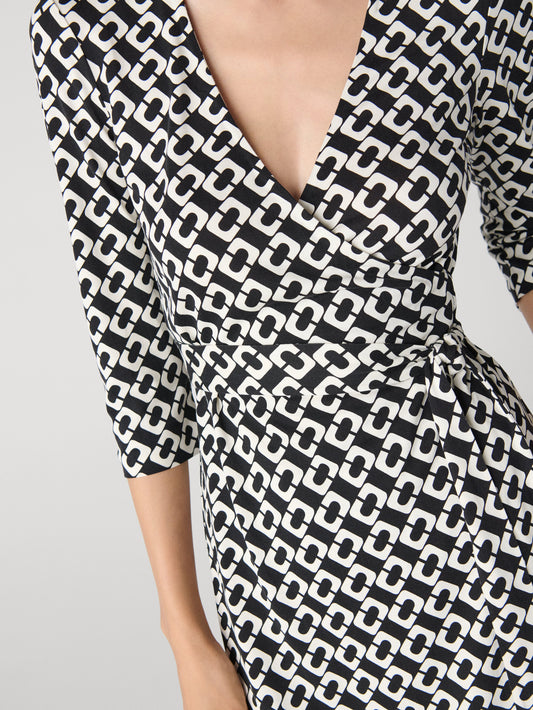 Julian Silk Jersey Wrap Dress