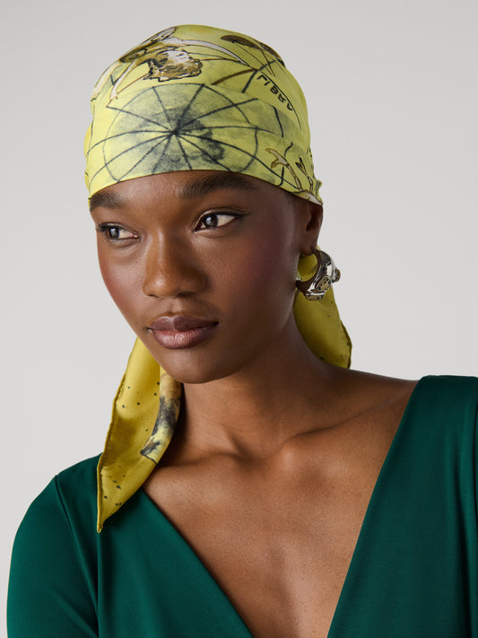 Zodiac Flag Silk Scarf