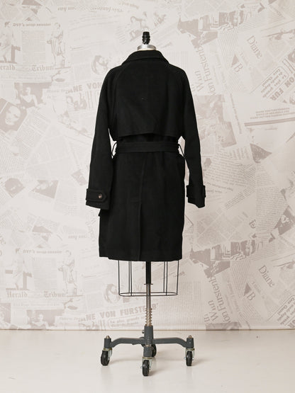 Lia Black Coat - DVF Vintage