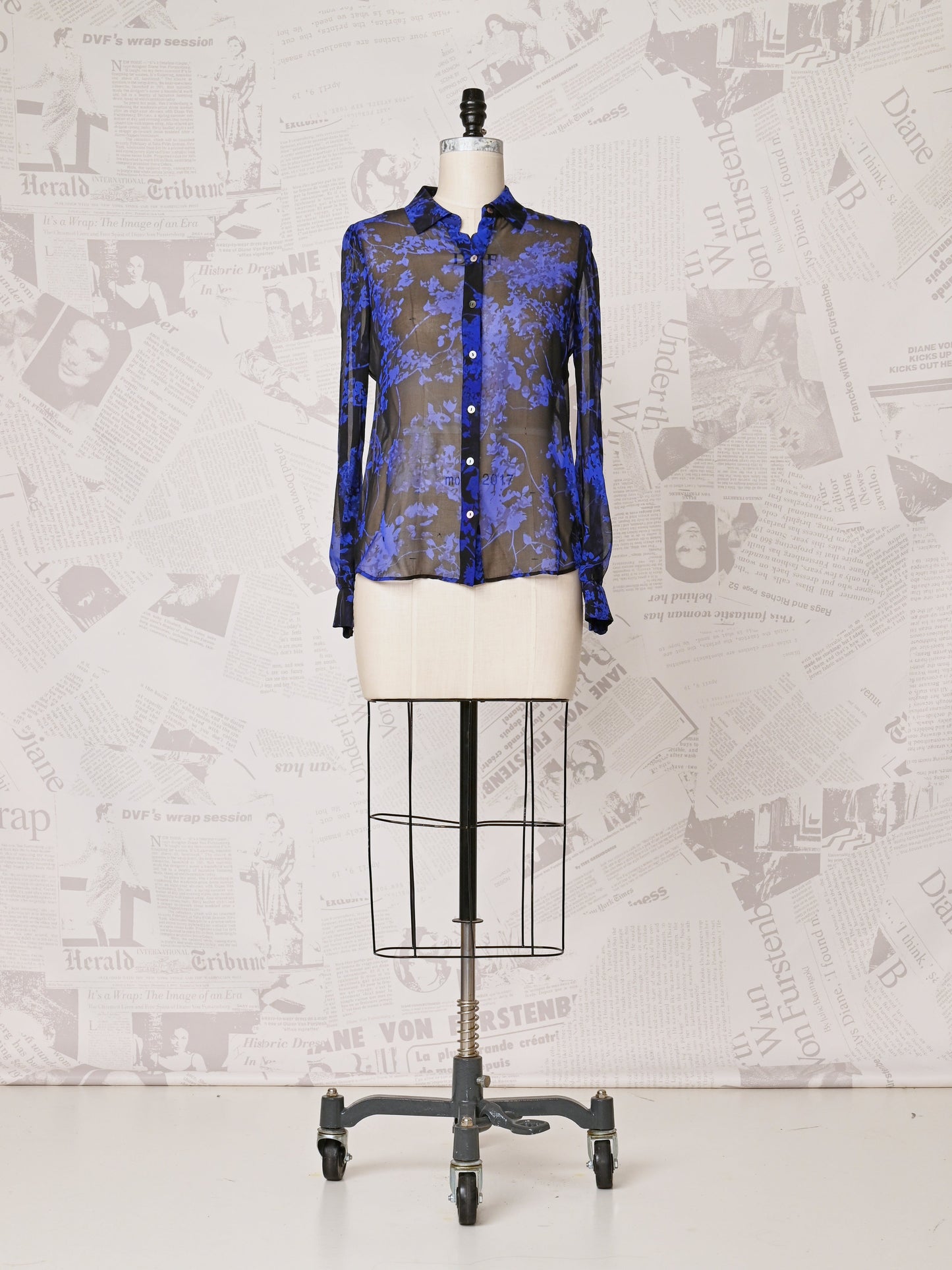 Sheer Silk Blouse - DVF Vintage