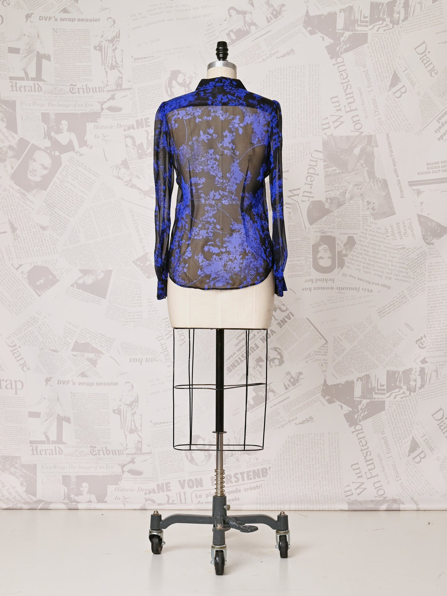 Sheer Silk Blouse - DVF Vintage