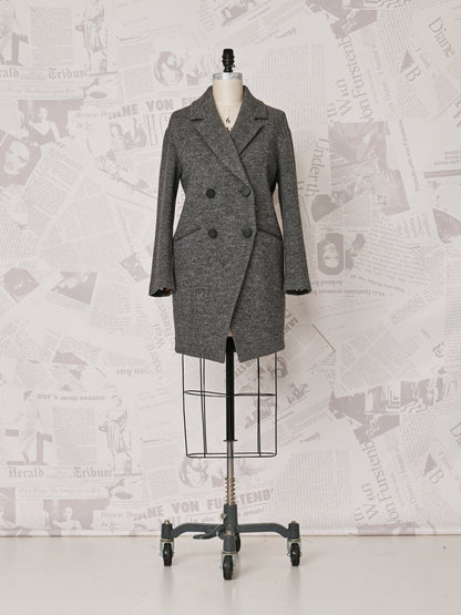 Finola Wool Coat - DVF Vintage