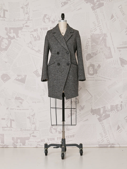 Finola Wool Coat - DVF Vintage