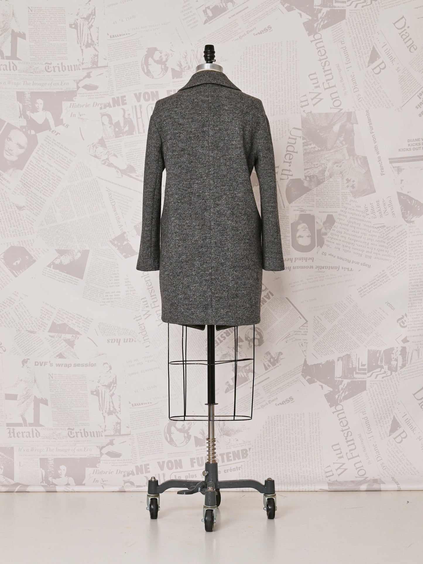 Finola Wool Coat - DVF Vintage