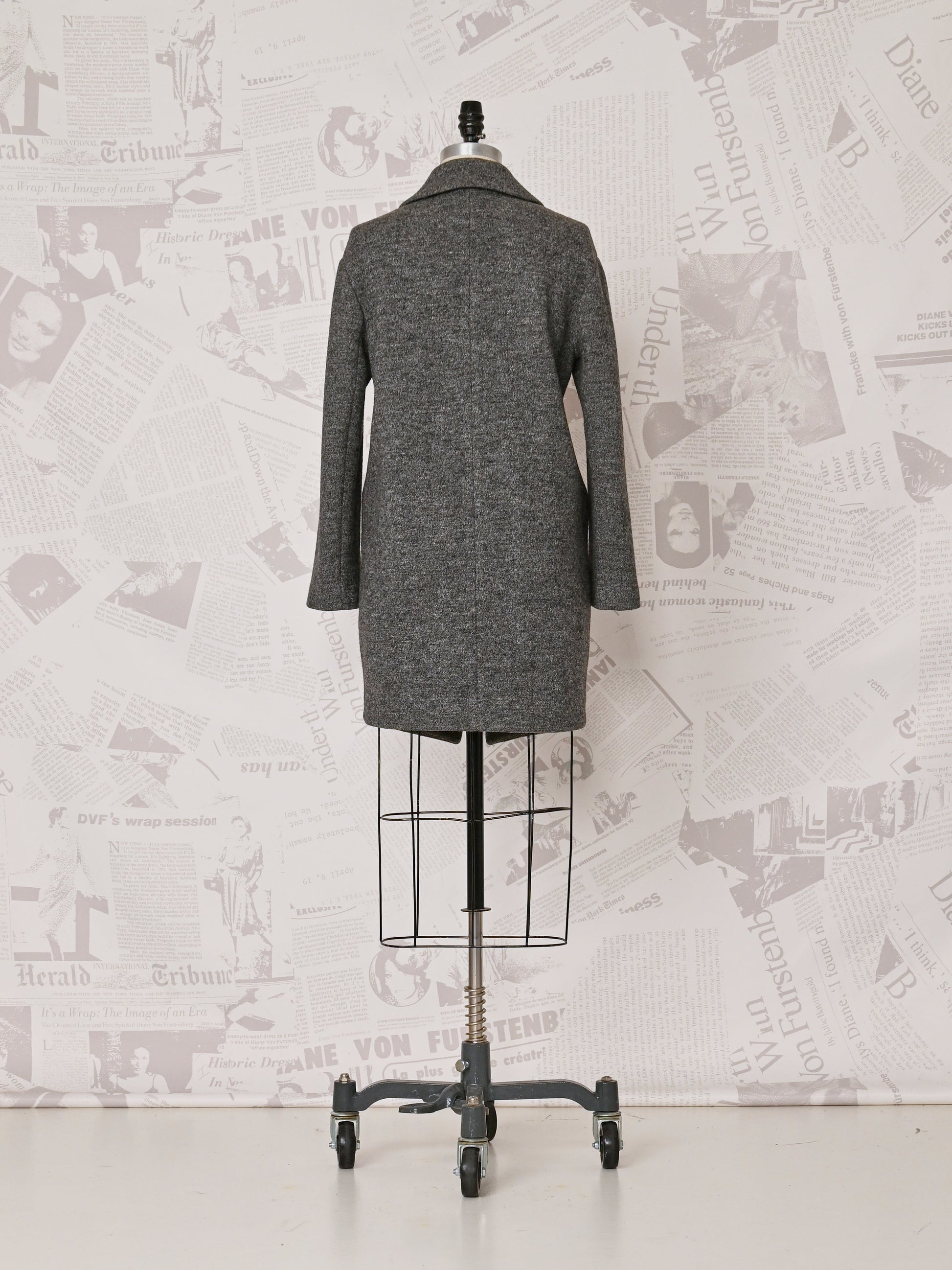 Finola Wool Coat - DVF Vintage