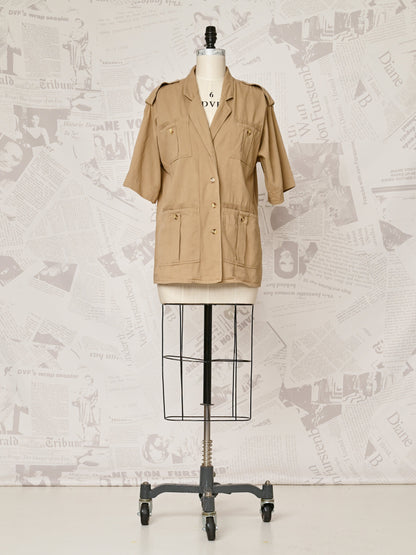 Short Sleeve Utility Jacket - DVF Vintage