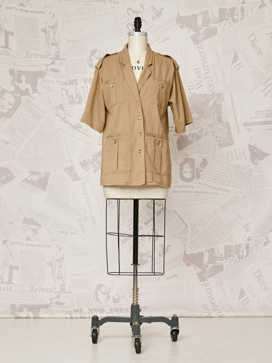 Short Sleeve Utility Jacket - DVF Vintage