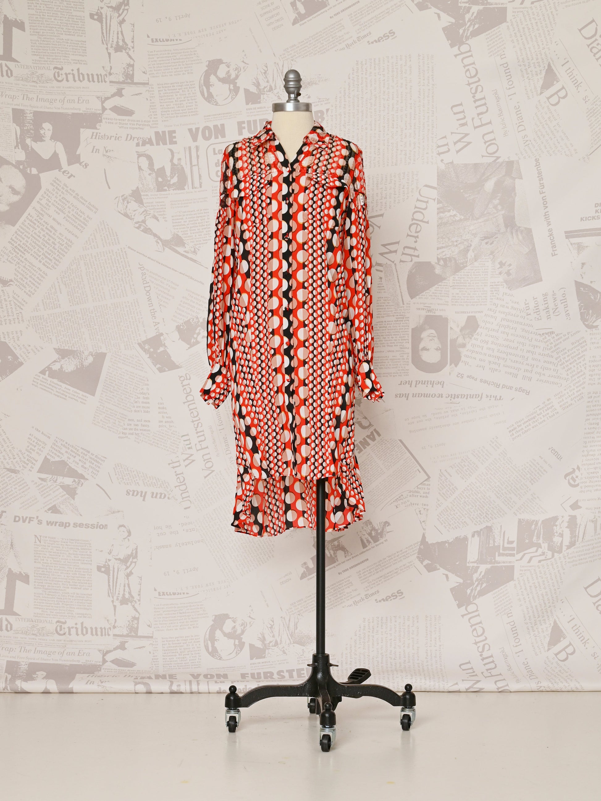 Tyra Shirt Dress- DVF Vintage