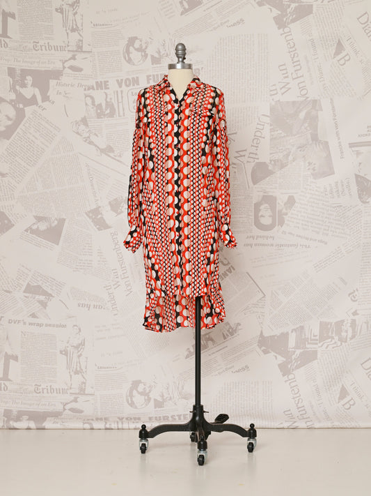 Tyra Shirt Dress- DVF Vintage