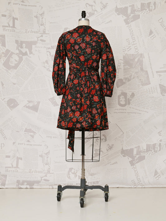 Poplin Wrap Dress - DVF Vintage