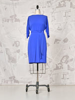 Blue Silk Dress - DVF Vintage