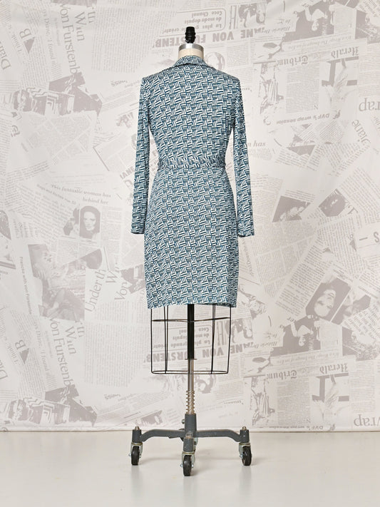 Blue Jeanne Dress - DVF Vintage