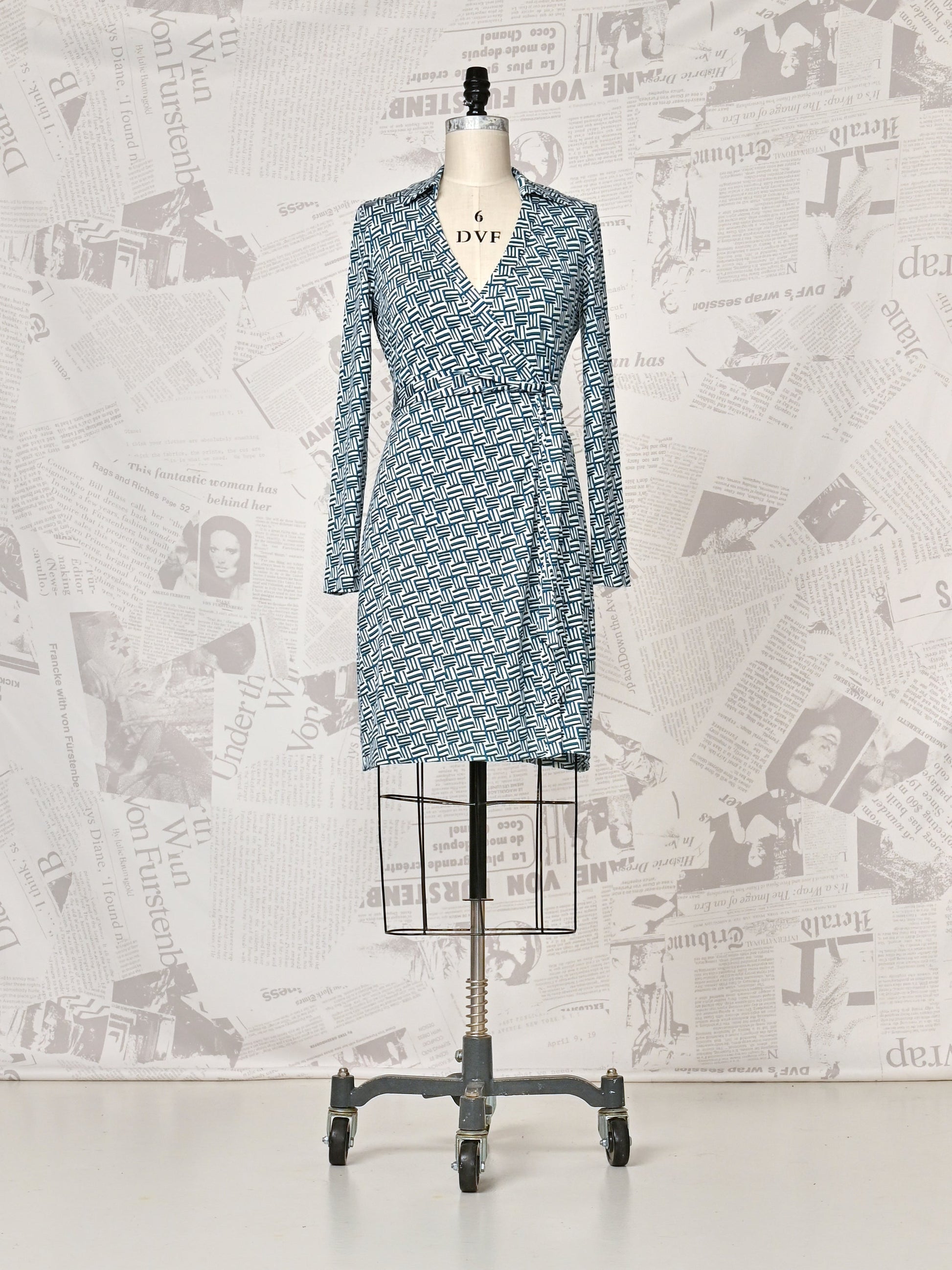 Blue Jeanne Dress - DVF Vintage