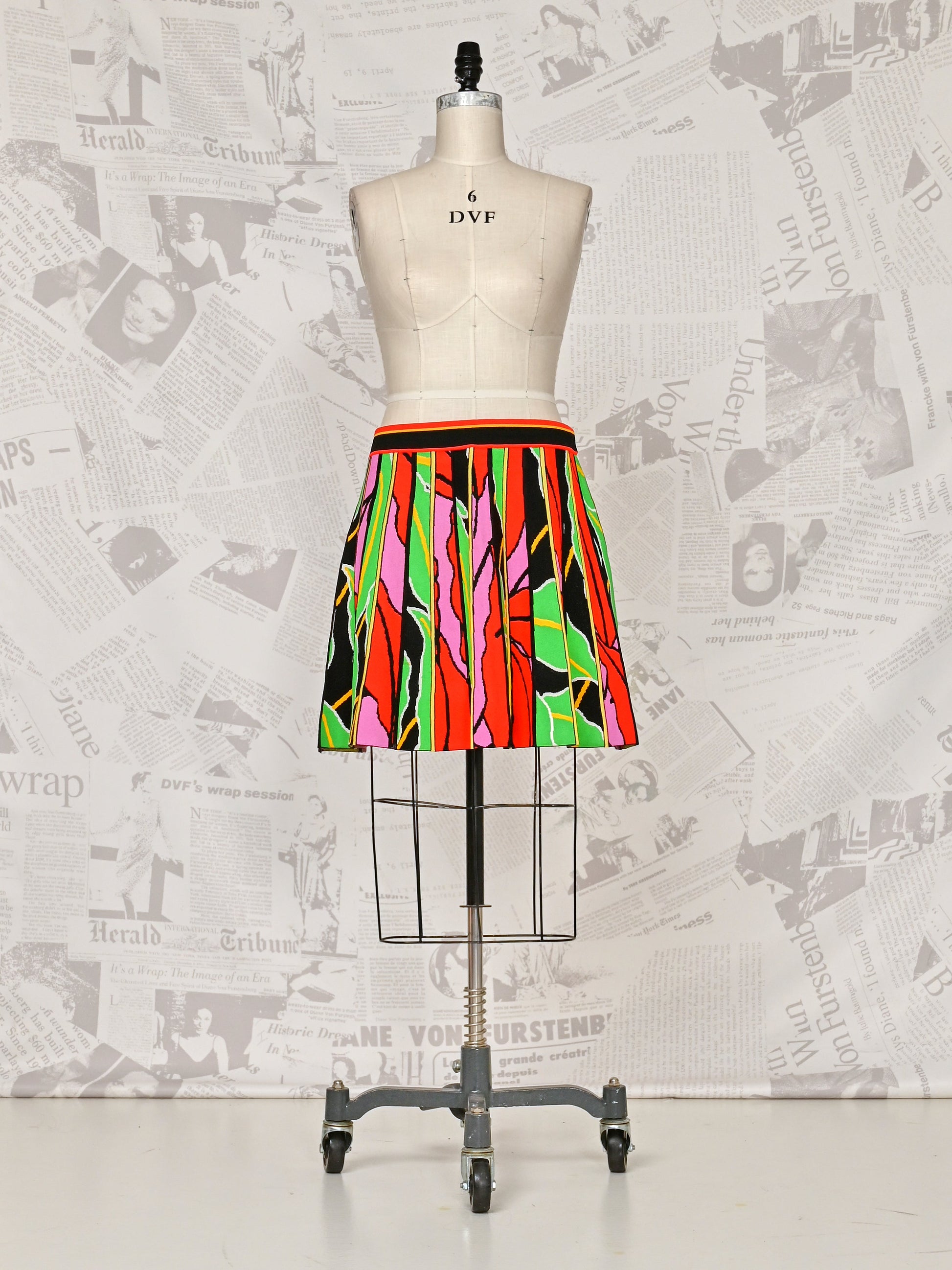 Knit Mini Skirt - DVF Vintage