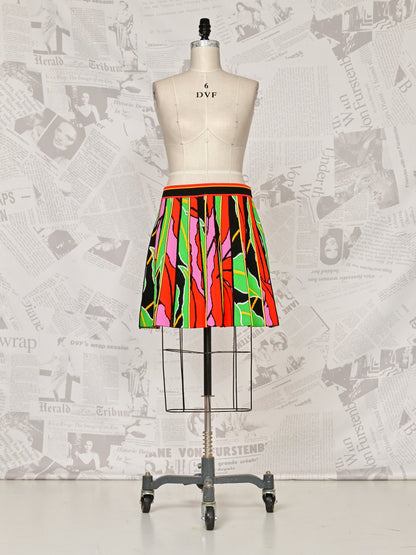 Knit Mini Skirt - DVF Vintage