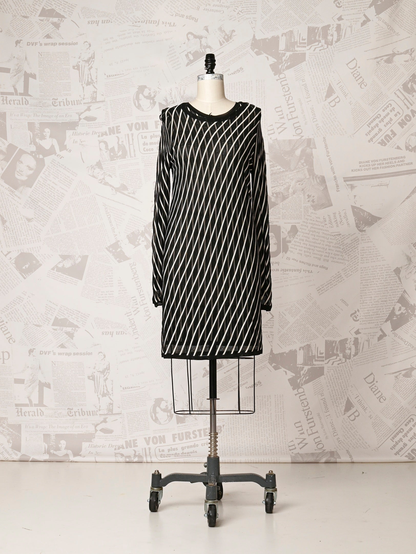 Knit Stripe Dress - DVF Vintage