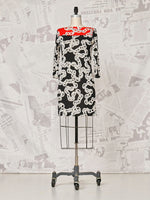 Silk Chain Print Dress - DVF Vintage