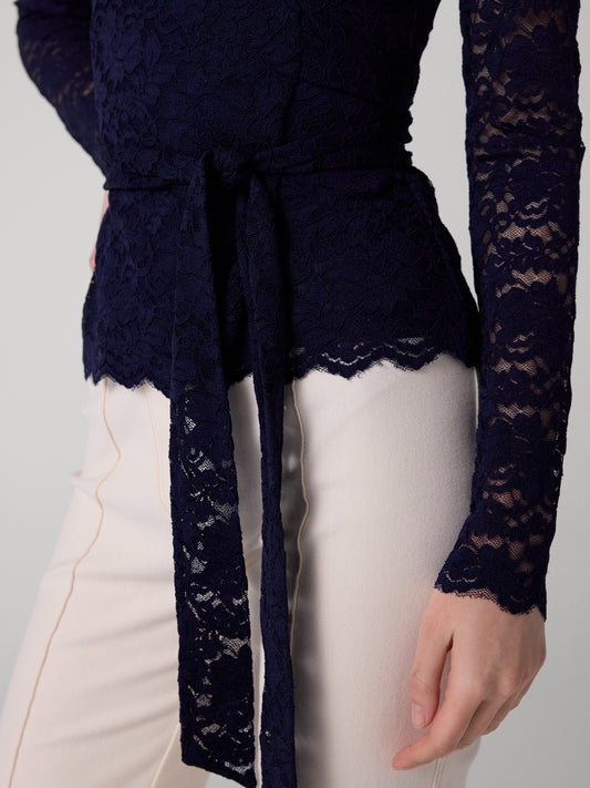 Perfect Wrap Lace Top