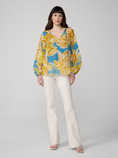 Sea Palm Crete Blue and Picnic Plaid Corfu