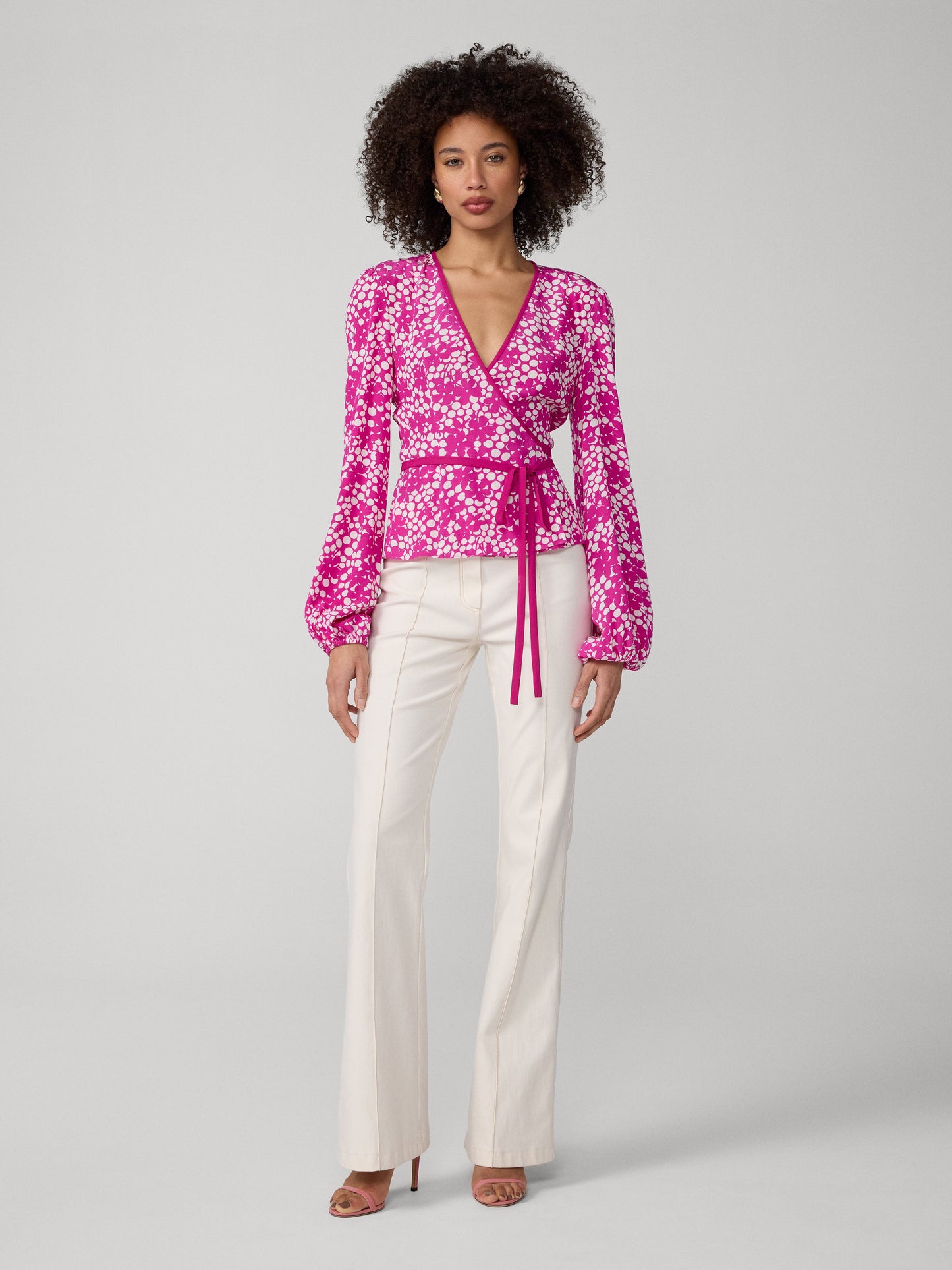 Flora Wrap Top