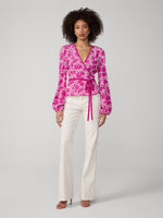 Flora Wrap Top