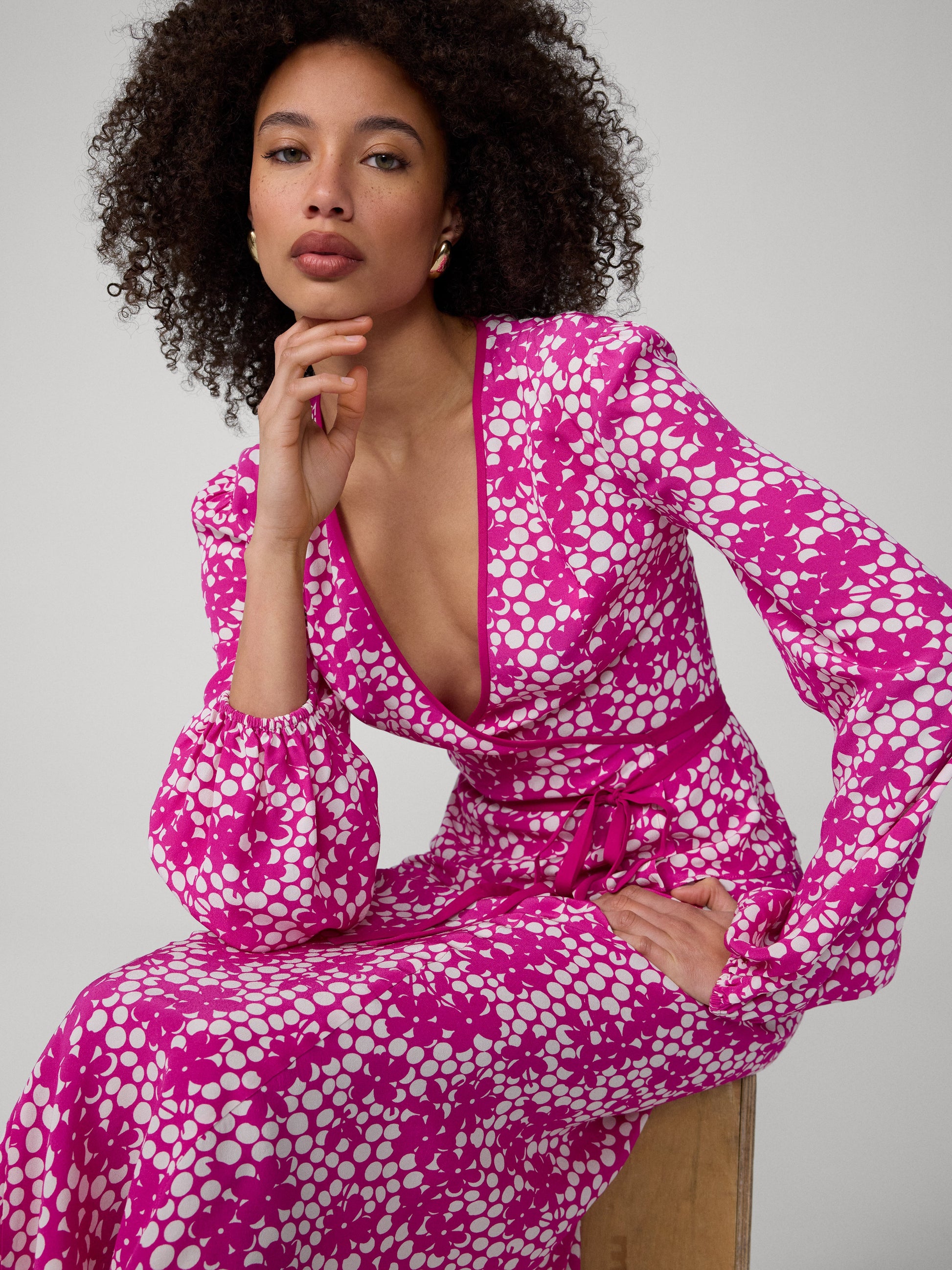 Flora Wrap Top