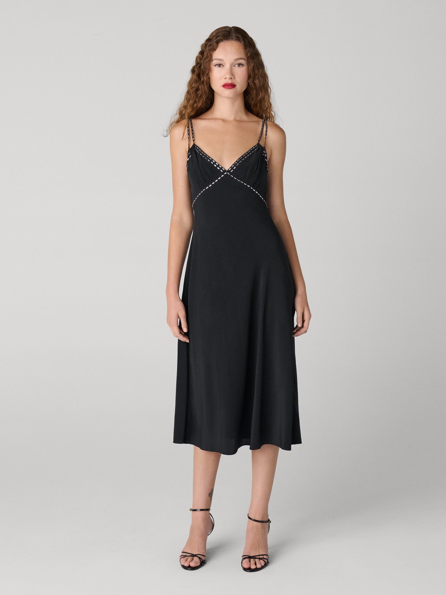 Iris Embellished Slip Dress