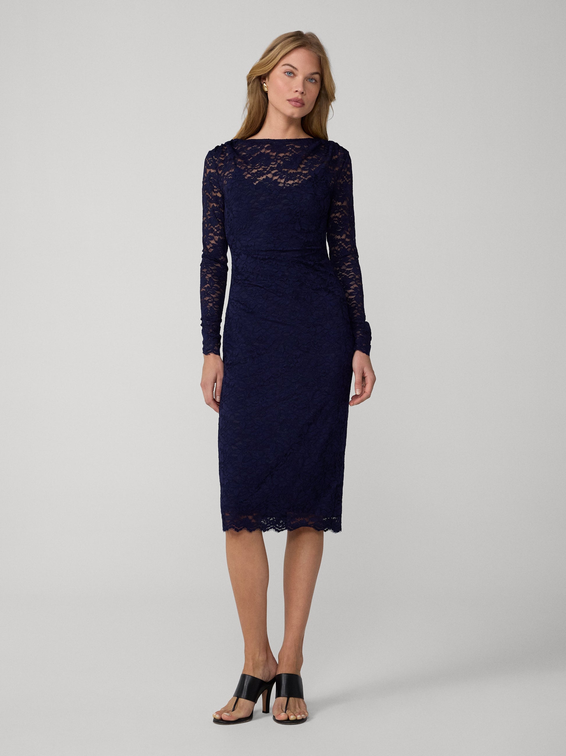 Darrius Lace Long Sleeve Dress
