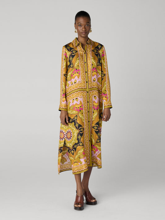 Carrie Silk Dress