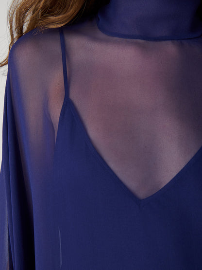 Fortuna Silk Chiffon Dress