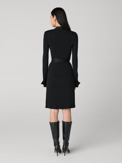 Tuxedo Pia Wrap Dress