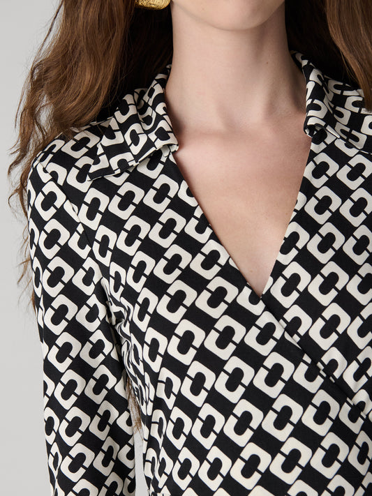 Jeanne Silk Jersey Wrap Dress
