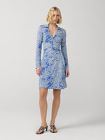 Jeanne Silk Jersey Wrap Dress