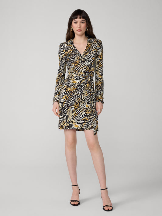 Jeanne Silk Jersey Wrap Dress