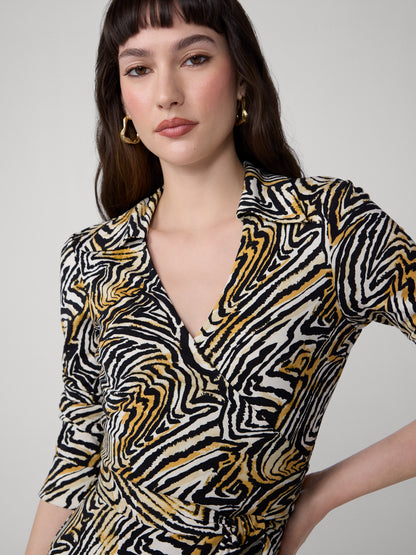 Jeanne Silk Jersey Wrap Dress