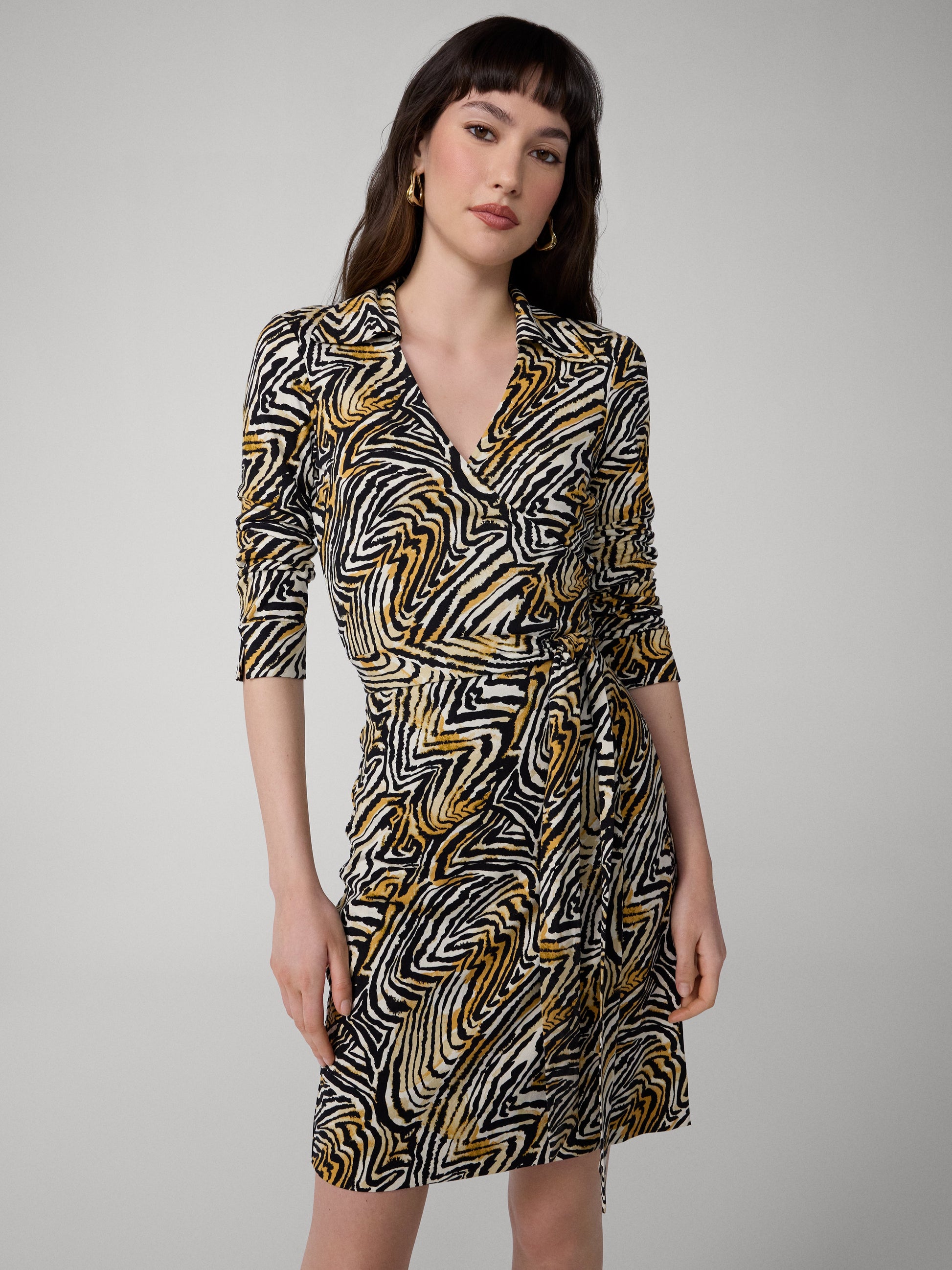 Jeanne Silk Jersey Wrap Dress