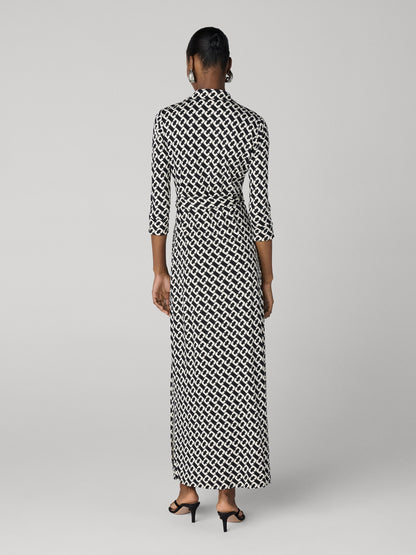 New Abigail Wrap Maxi Dress