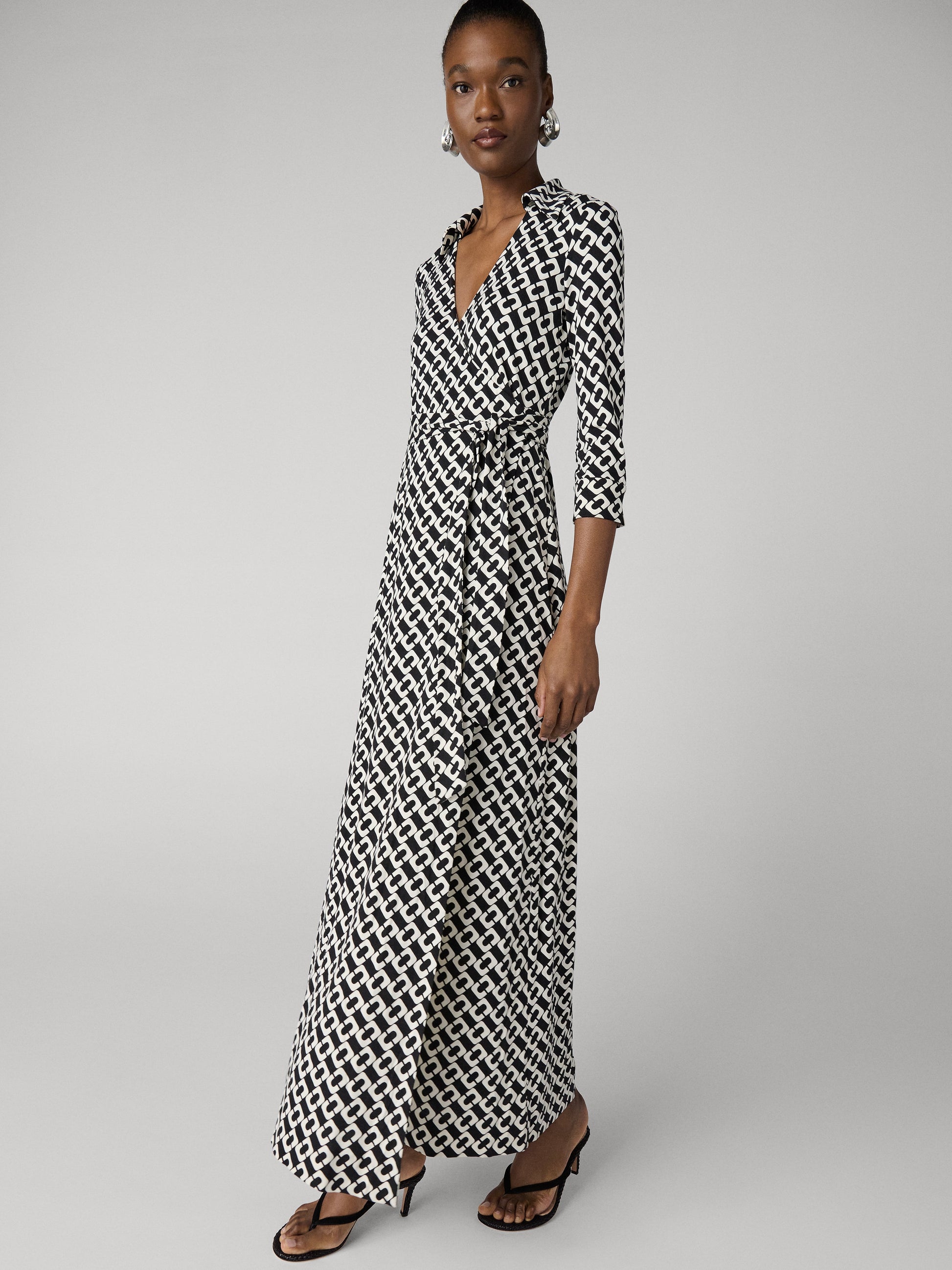 New Abigail Wrap Maxi Dress