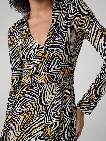 Abigail Midi Wrap Dress