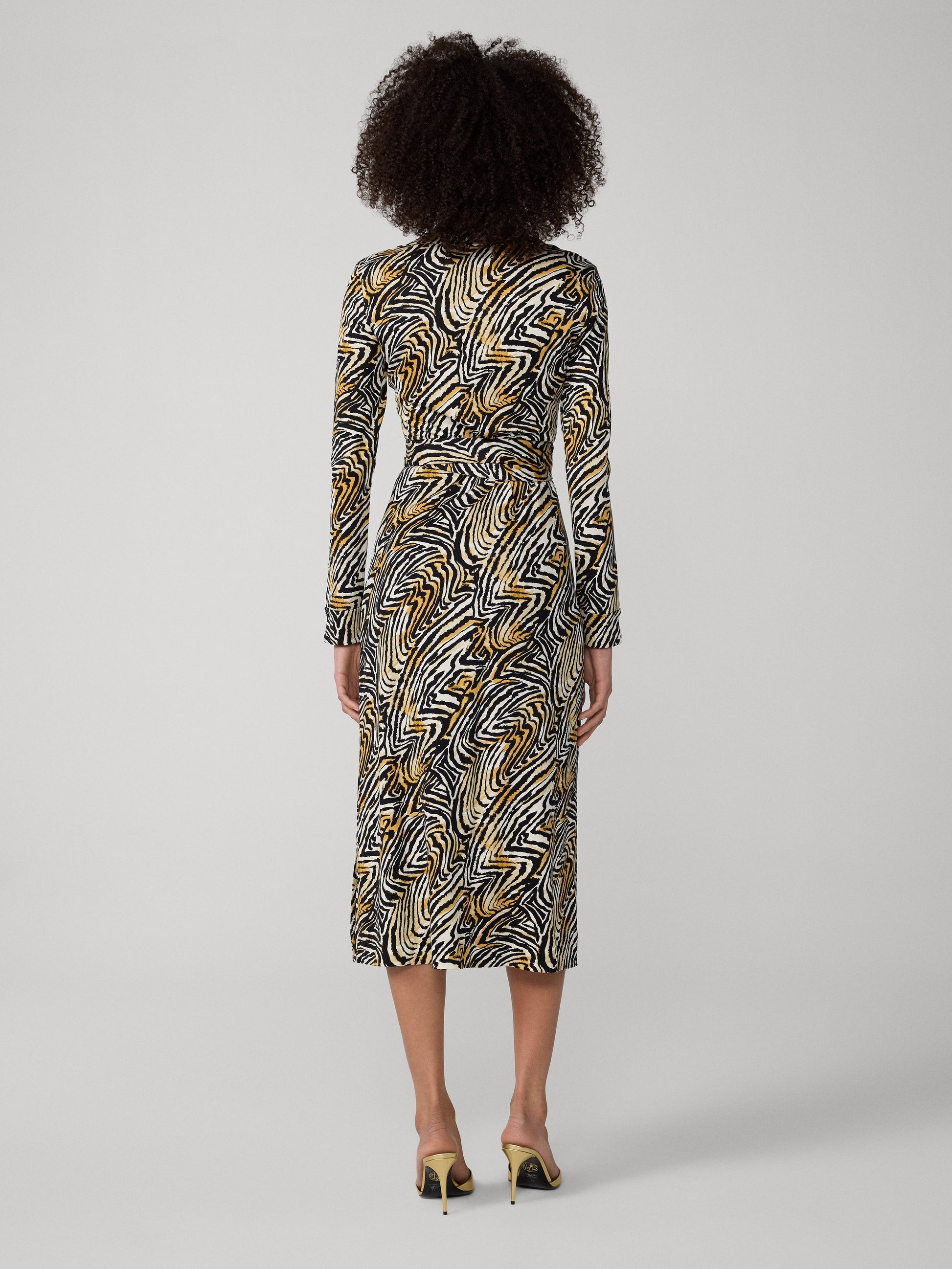 Abigail Midi Wrap Dress