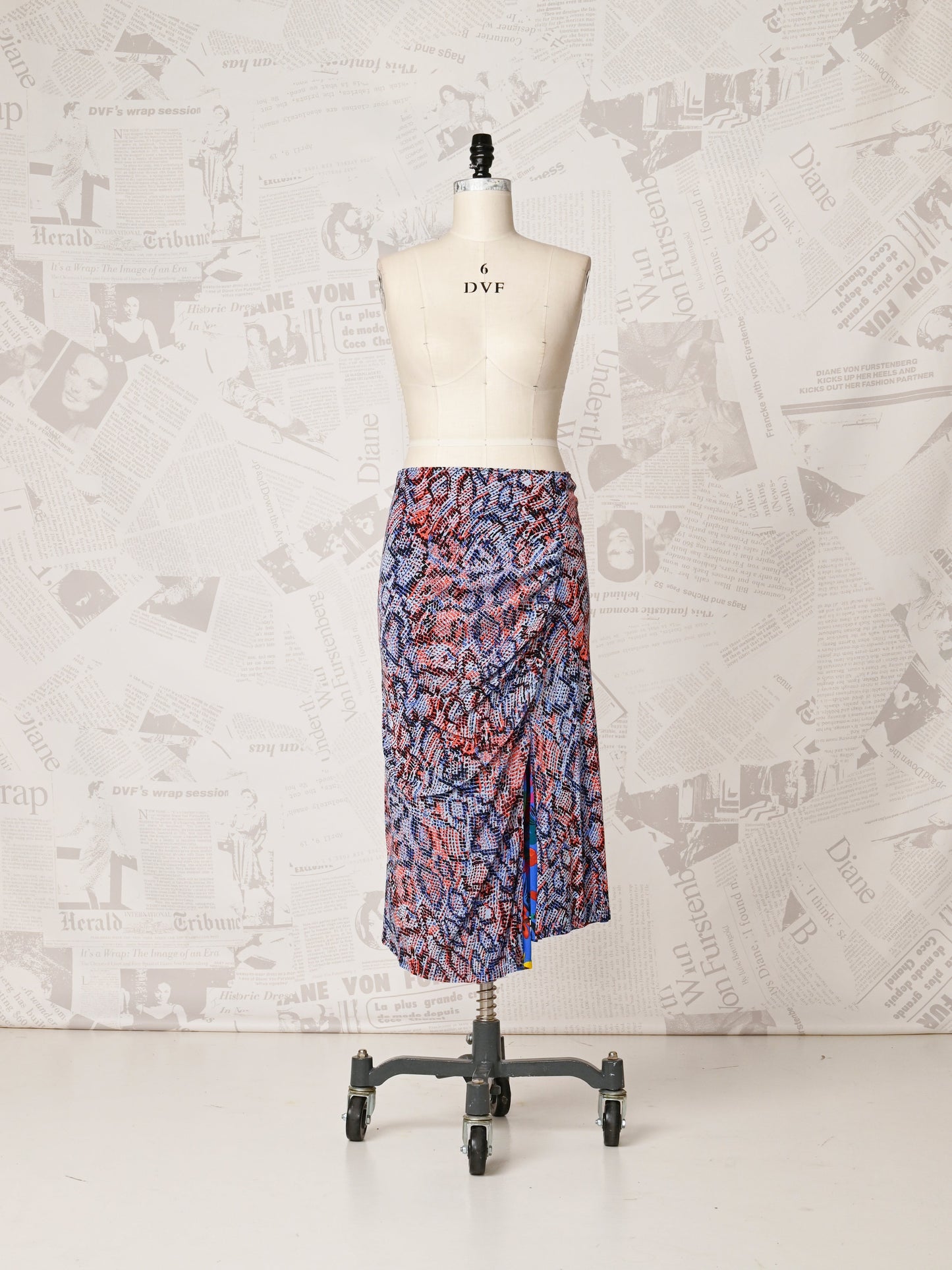 Dariella Reversible Mesh Skirt - DVF Vintage
