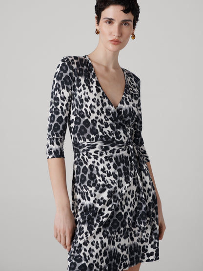 Julian Silk Jersey Wrap Dress