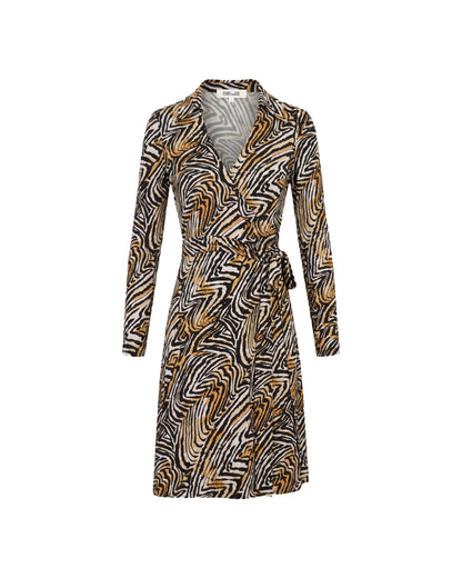 Jeanne Silk Jersey Wrap Dress