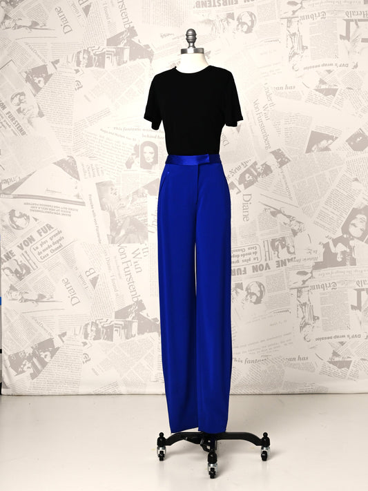 Blue Trouser - DVF Vintage