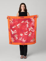 Zodiac Flag Silk Scarf