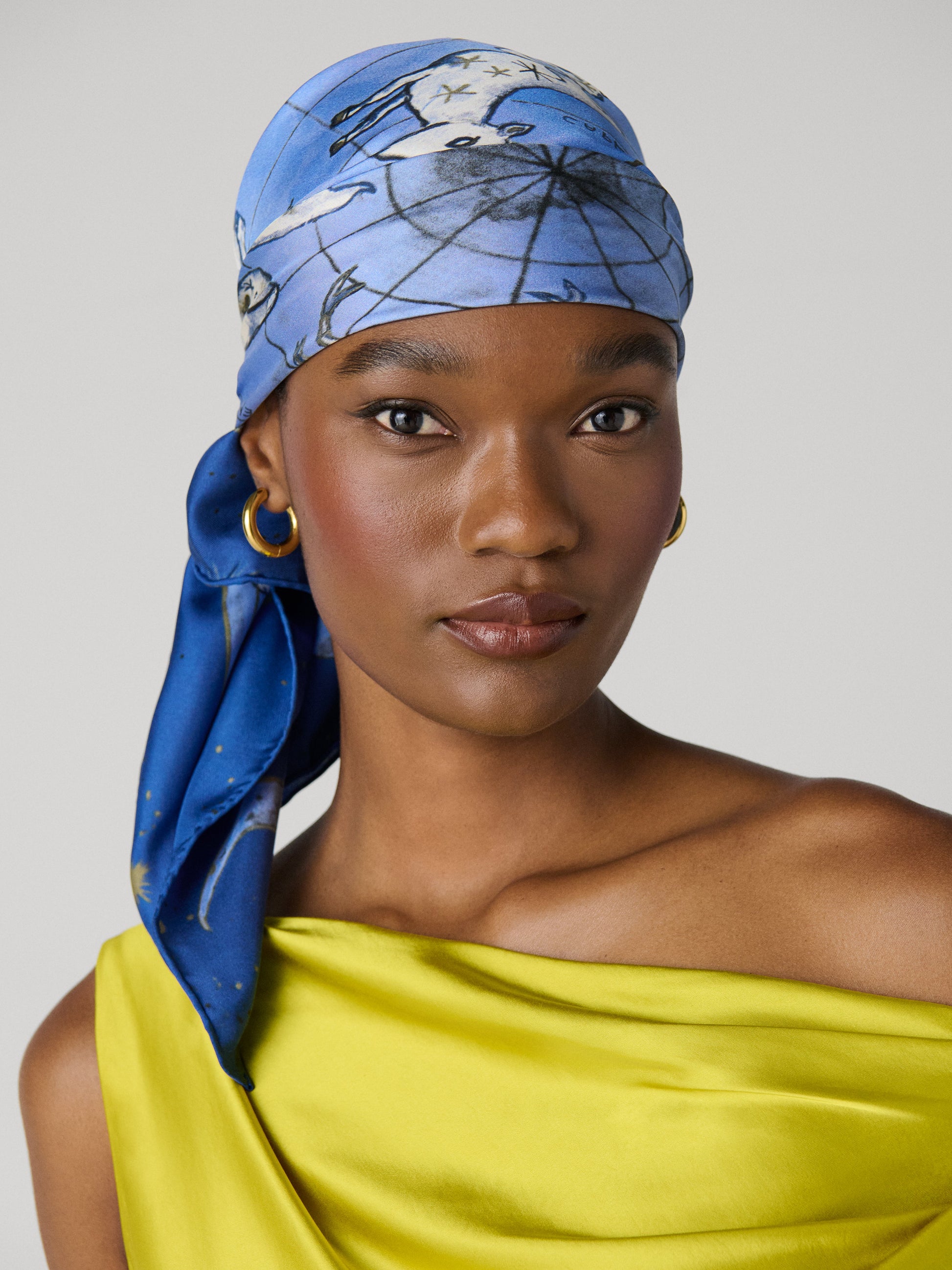Zodiac Flag Silk Scarf