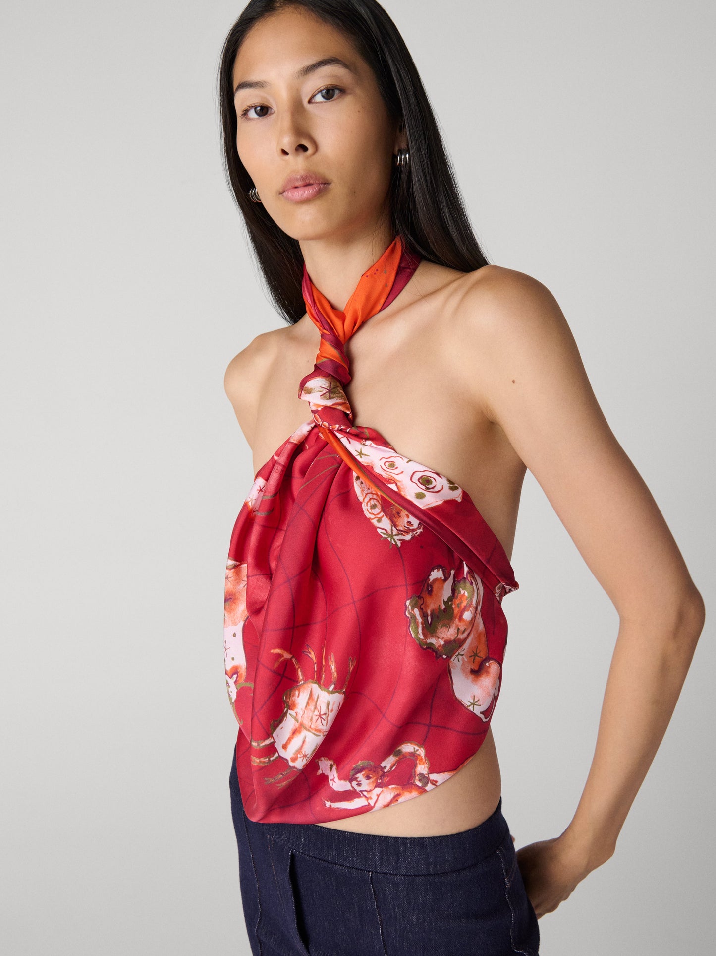 Zodiac Flag Silk Scarf